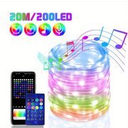 Smart IC LED String Light WS2812 Bluetooth Fairy Light Addressable USB 5V 20m 10m 5m Dreamcolor Music Sync Party Garland Decor