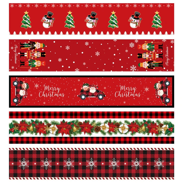 Christmas Table Runner Merry Christmas Decoration for Home Xmas Party Decor 2025 Navidad Notal Noel Ornament Happy New Year 2026