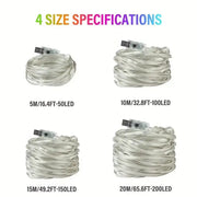 Smart IC LED String Light WS2812 Bluetooth Fairy Light Addressable USB 5V 20m 10m 5m Dreamcolor Music Sync Party Garland Decor