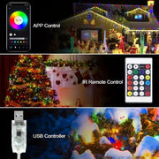 Smart IC LED String Light WS2812 Bluetooth Fairy Light Addressable USB 5V 20m 10m 5m Dreamcolor Music Sync Party Garland Decor