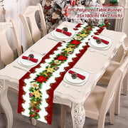 Christmas Table Runner Merry Christmas Decoration for Home Xmas Party Decor 2025 Navidad Notal Noel Ornament Happy New Year 2026