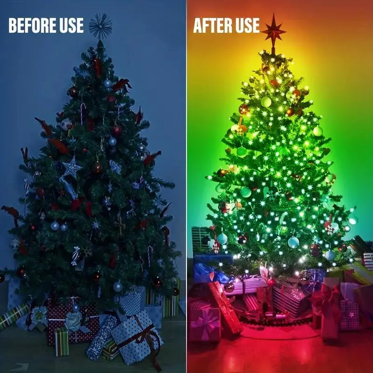 Smart IC LED String Light WS2812 Bluetooth Fairy Light Addressable USB 5V 20m 10m 5m Dreamcolor Music Sync Party Garland Decor