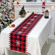 Christmas Table Runner Merry Christmas Decoration for Home Xmas Party Decor 2025 Navidad Notal Noel Ornament Happy New Year 2026